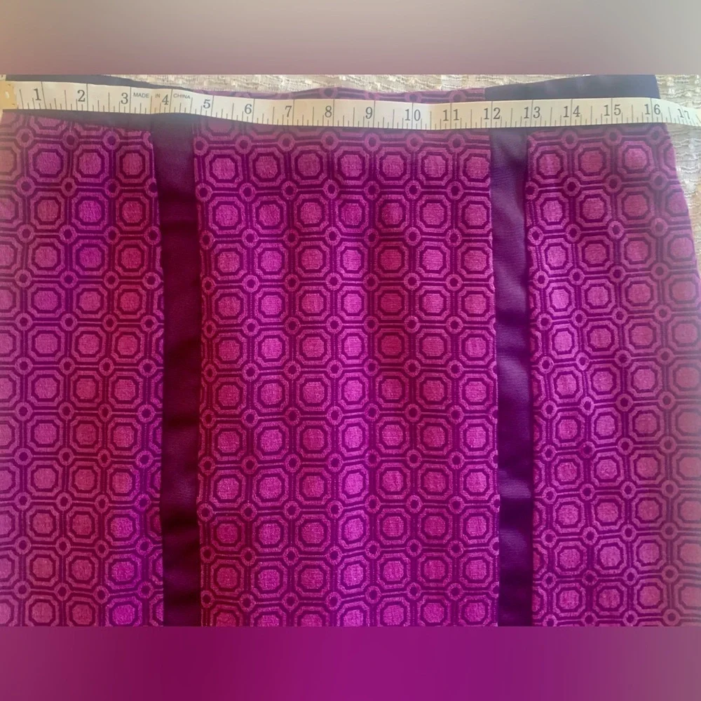 New York & Company Geometric Print Skirt - 12